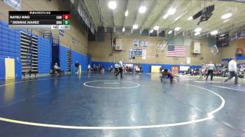 130lbs Champ. Round 4 - Desirae Juarez, Southridge (Girls) vs Nayeli Nino, Kamiakin (Girls)