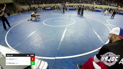 140 lbs Round Of 16 - Everett Joyce, Maize Kids Wrestling Club vs Caleb Macias, Lions Wrestling Academy