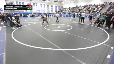 130 lbs Cons. Semi - Anyssa Lopez, South Hills vs Abbygail Villanueva, Troy