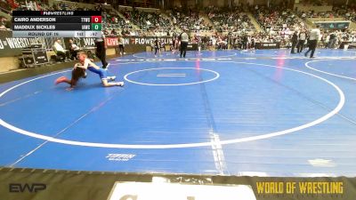 75 lbs Round Of 16 - Cairo Anderson, Team Tulsa Wrestling Club vs Maddux Sickles, Immortal Athletics WC