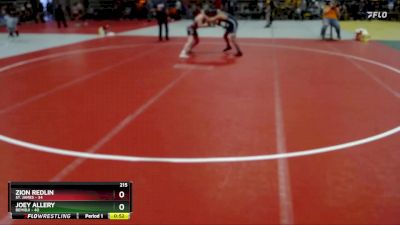 215 lbs Placement (4 Team) - Joey Allery, Bemidji vs Zion Redlin, St. James