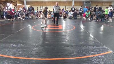 66 lbs Consi Of 8 #2 - Liam Warner, Milan vs Ryker Parks, Greene