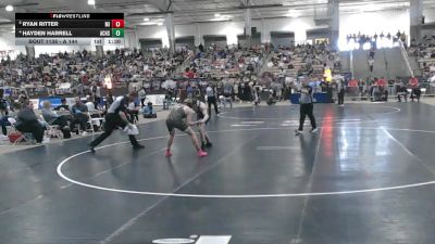 A 144 lbs Quarterfinal - Ryan Ritter, Millington Central High School vs Hayden Harrell, Anderson Co. High School
