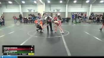 84 lbs Round 1 (4 Team) - Steven Emerick, MJWL vs Tyler Gardner, Daytrip Orange