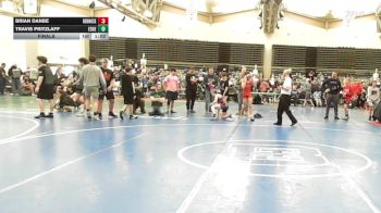 111 lbs Final - Brian Danbe, RedNose Wrestling School - MSC vs Travis Pritzlaff, Edge Wrestling - MSC