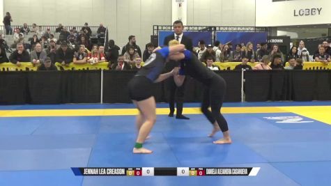 Daniela Alejandra Casanueva vs Jennah Lea Creason 2024 World IBJJF Jiu-Jitsu No-Gi Championship