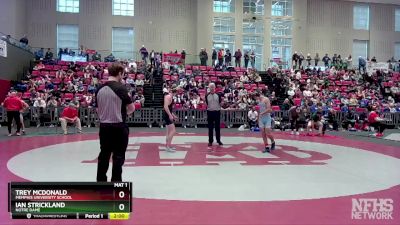 132 lbs Champ. Round 1 - Ian Strickland, Notre Dame vs Trey McDonald, Memphis University School