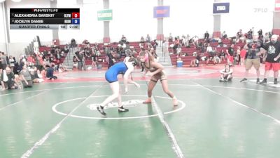116 lbs Quarterfinal - Alexandria Barskiy, Olympic Wrestling Club vs Jocelyn Danbe, Rednose