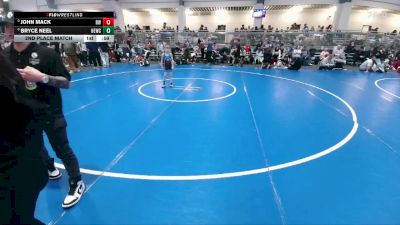 52 lbs 2nd Place Match - John Mack, Rise Wrestling vs Bryce Neel, NB Elite Wrestling Club