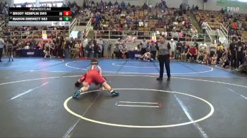 110 lbs Champ. Round 1 - Mason Drewett SE3, Logan Elm Braves vs Brody Kemplin SW5, Prodigy
