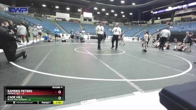 56 lbs Round 4 (10 Team) - Kamden Peters, Prodigy NDT vs Cade Hill, Black Fox Academy