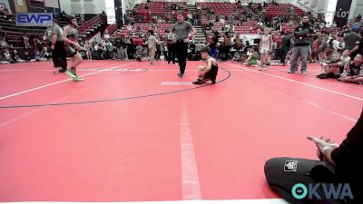 75 lbs Quarterfinal - Liam Garcia, F-5 Grappling vs Abram Griekspoor, Kansas Mayhem 11u