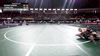 141 lbs Round Of 64 - Zachary Bongers, Wayne State College vs Adriel Pina, UCF