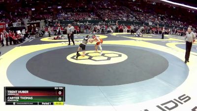 D3-106 lbs Cons. Round 1 - Carter Thomas, Northmor vs Trent Huber, Versailles