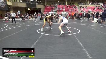 130 lbs Finals (2 Team) - Levi Schrader, Victory vs Jordan Moreno, The Untouchables