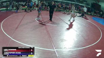 152 lbs 2nd Place Match - Joey Downing, Oregon vs Christopher Acuna, Montana