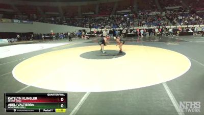 6A/5A Girls 235 Quarterfinal - Katelyn Klingler, Crater Girls vs Areli Valtierra, Woodburn Girls