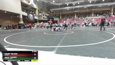 76 lbs Quarterfinal - Colby Yelton, Slyfox vs Knox Chavez, Pomona Elite