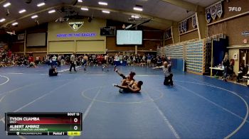 149 lbs Champ. Round 1 - Albert Ambriz, Arizona Christian University vs Tyson Cuamba, UNLV