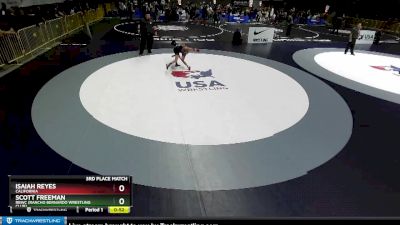 78 lbs 3rd Place Match - Scott Freeman, RBWC (Rancho Bernardo Wrestling Club) vs Isaiah Reyes, California