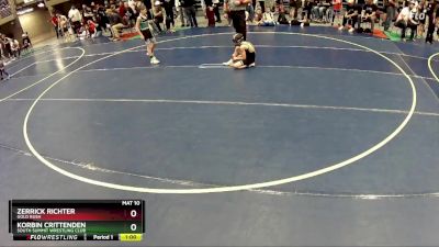 67 lbs Cons. Round 2 - Korbin Crittenden, South Summit Wrestling Club vs Zerrick Richter, Gold Rush