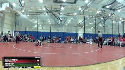 120 lbs Semis & Wb (16 Team) - Ben Bush, Yorktown vs Isaiah White, Owen Valley