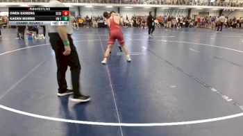 Silver 197 lbs Champ. Round 2 - Kaiden Morris, Wisconsin-Eau Claire vs Owen Sjoberg, St. Cloud State