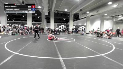 Cons. Round 3 - Bailey Emery, Bad Karma Wrestling Club vs Lyniann Gusick, Sebolt Women Wrestling Academy