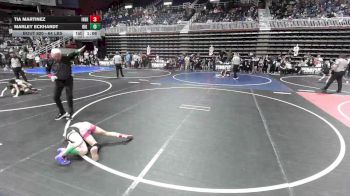 64 lbs Semifinal - Tia Martinez, Independent vs Marley Eckhardt, Big Game WC MT