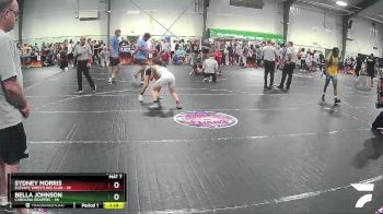 80/95/12u95 Round 1 - Bella Johnson, Carolina Reapers vs Sydney Morris, Elevate Wrestling Club