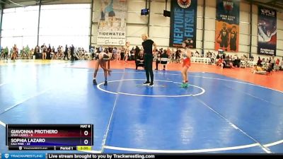 86 lbs Rd# 4- 12:45pm Friday - Giavonna Prothero, Iowa Ladies vs Sophia Lazaro, Cali Pink