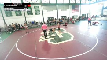 119-123 lbs Cons. Round 2 - Clayton Fisher, Unattached vs Jacob Payne, Normal West