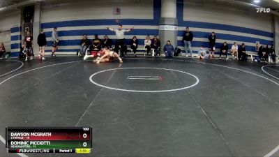 100 lbs Round 7 (8 Team) - Dawson McGrath, CTWHALE vs Dominic Picciotti, Headhunters