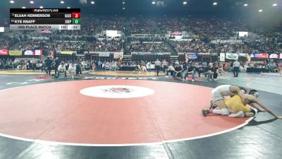 3rd Place Match - Kye Knaff, Shepherd vs Elijah Kennerson, Cascade