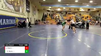 170 lbs Cons. Round 2 - Alexa Nuno, Brea vs Jenae Acero, San Dimas