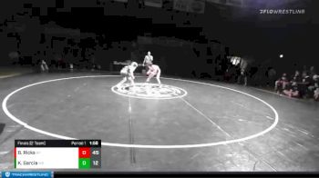 126 lbs Finals (2 Team) - Bridger Ricks, Ricks Picks vs Kyison Garcia, Warner Bros