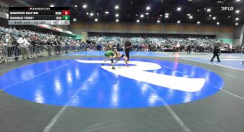 100 lbs Consi Of 8 #1 - Madison Baxter, Marina vs Hannah Trinh, West Linn