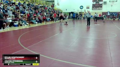 141 lbs Champ. Round 1 - Dylan Montgomery, Frostburg State vs Colton Stoneking, Fairmont State