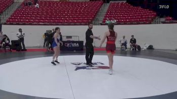 50 kg Rnd Of 32 - Ava Bayless, Iowa Womens Wrestling Club vs Emma Heslin, KT Kidz Wrestling Club