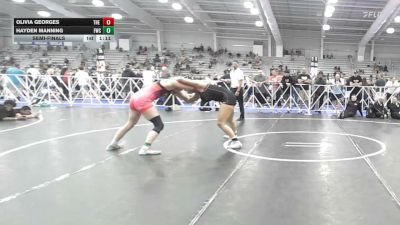 165 lbs Semifinal - Olivia Georges, THE U - HSG vs Hayden Manning, Wrecking Crew Dream Crushers - HSG