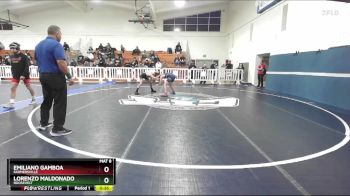 106 lbs Cons. Round 5 - Lorenzo Maldonado, Roosevelt vs Emiliano Gamboa, Farmersville