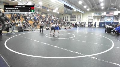 106 lbs Cons. Round 4 - Jonah Juergens, Fountain Valley vs Roman Hanes, La Quinta