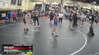 80/85/15uG82 Round 3 - Braelyn Morgan, Buford Stingers Youth Wrestlin vs Paige Vacari, Cane Bay Cobras