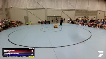 106 lbs Placement Matches (8 Team) - Ryleigh Page, Kansas vs Alexandra Sebek, Illinois