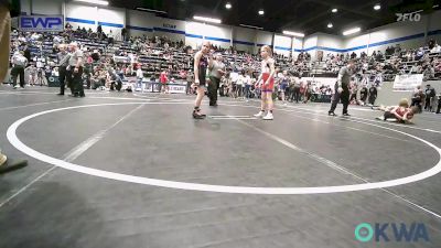 80 lbs Rr Rnd 1 - Aviree Williams (80), Lions Wrestling Academy vs Layla Rummel, Harrah Little League Wrestling