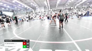 285 lbs Round Of 32 - Alex Semenenko, Prestige Worldwide vs Cameron Carter-Greene, Quest School Of Wrestling Black