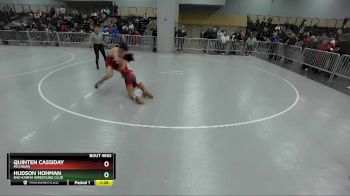 138 lbs Champ. Round 3 - Quinten Cassiday, Michigan vs Hudson Hohman, Bad Karma Wrestling Club