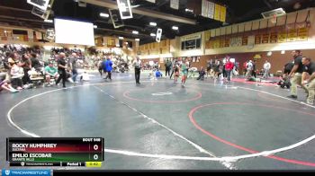 106 lbs Cons. Round 4 - Rocky Humphrey, Sultana vs Emilio Escobar, Granite Hills