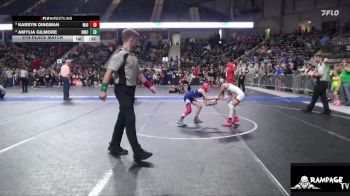 60 lbs 5th Place Match - Karsyn Dingman, Maize vs Amylia Gilmore, Norton Wrestling Club