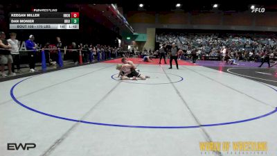 170 lbs Quarterfinal - Keegan Miller, Hurricane Wrestling vs Dan Monier, Bruin Elite